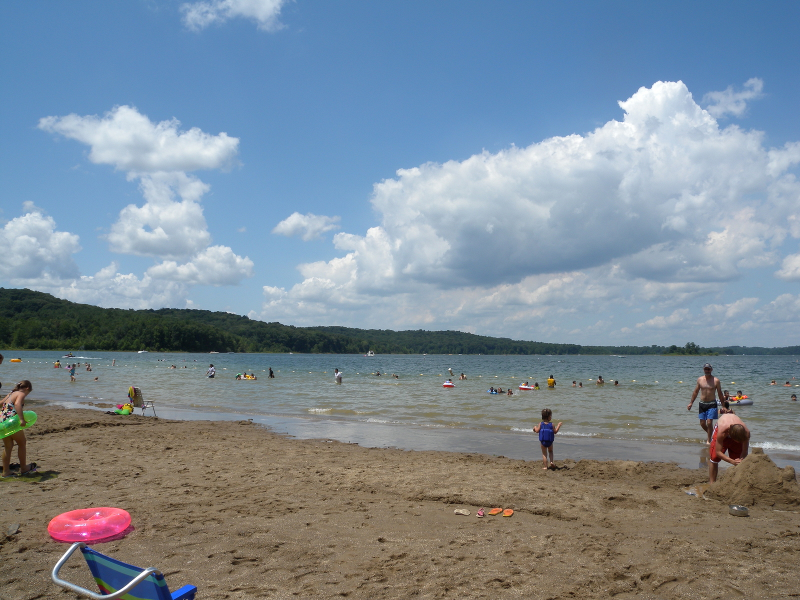 Patoka Lake swimming beach